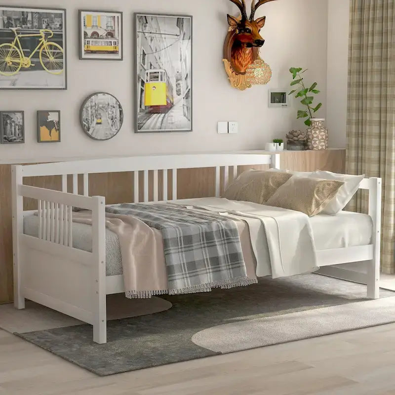 Massief Houten Daybed met Opbergruimte – Tweepersoons