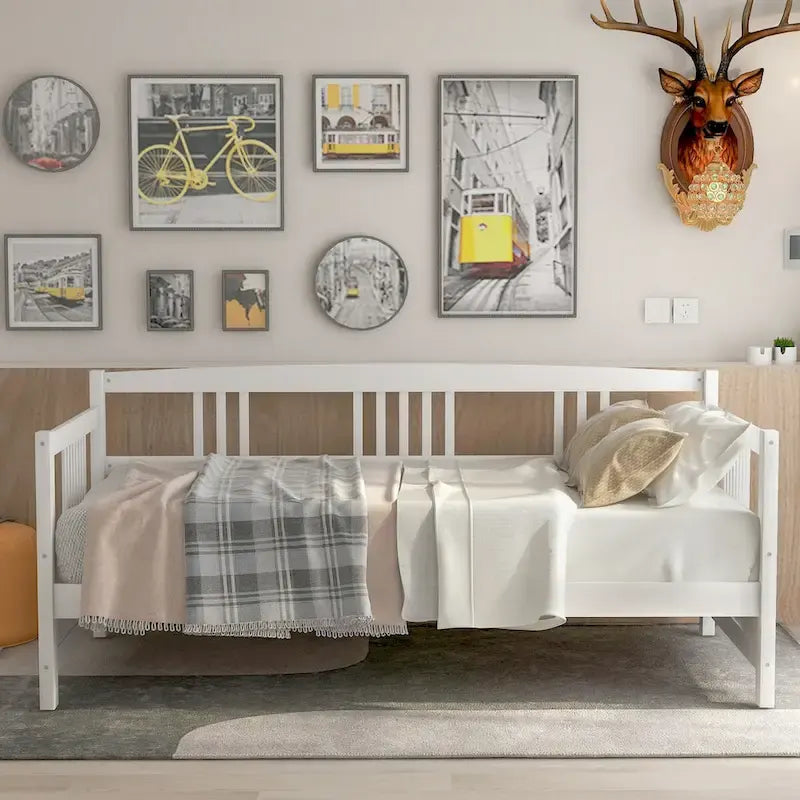 Massief Houten Daybed met Opbergruimte – Tweepersoons