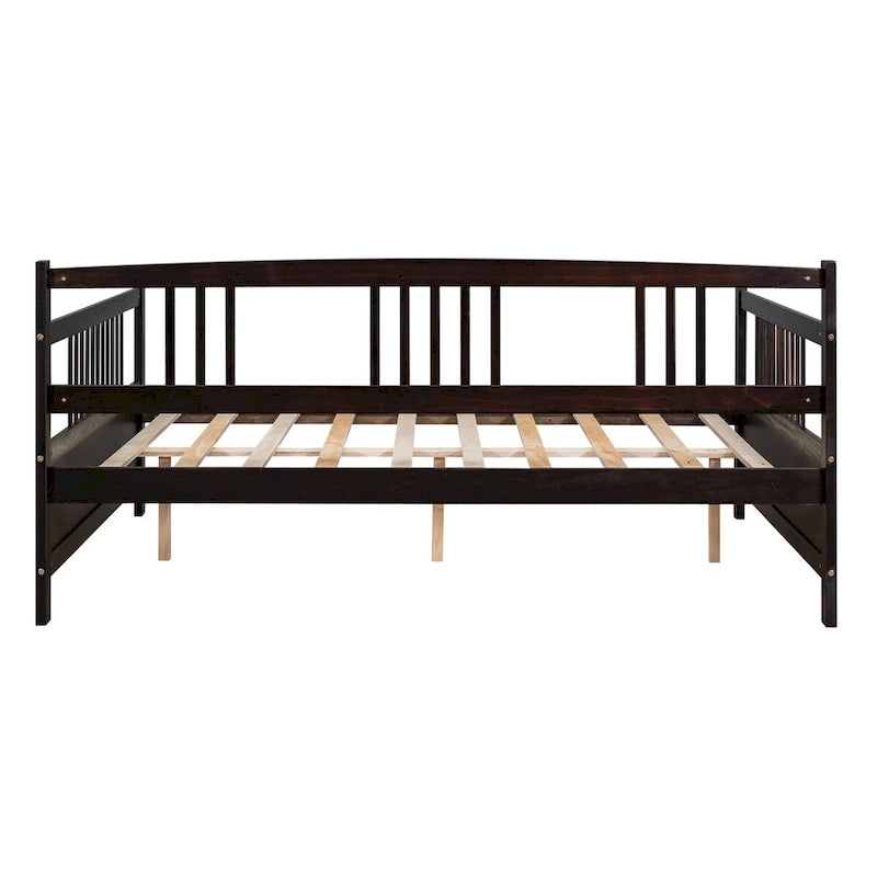 Massief Houten Daybed met Opbergruimte – Tweepersoons