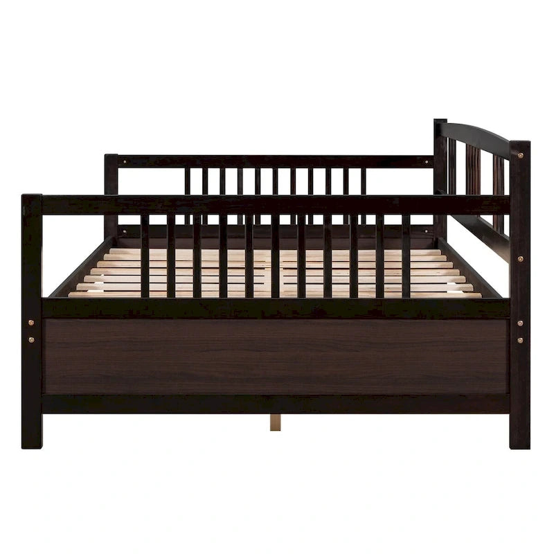 Massief Houten Daybed met Opbergruimte – Tweepersoons