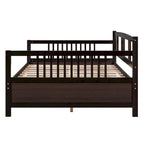 Massief Houten Daybed met Opbergruimte – Tweepersoons