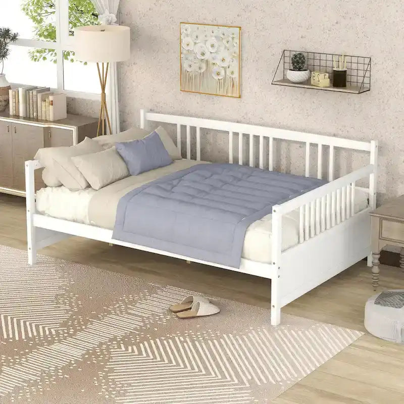 Massief Houten Daybed met Opbergruimte – Tweepersoons