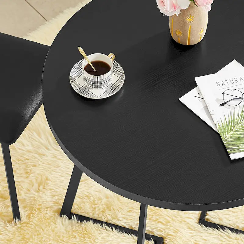 31,5" ronde eettafel met metalen poot