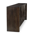 82" massief houten dressoir met 4 deuren