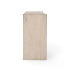 82" massief houten dressoir met 4 deuren
