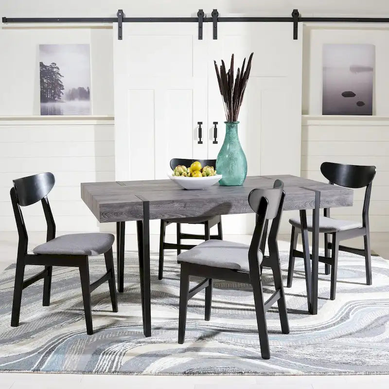 Mid-Century Eettafel met Hairpin Poten - 150,1 cm B x 89,9 cm D x 74,9 cm H