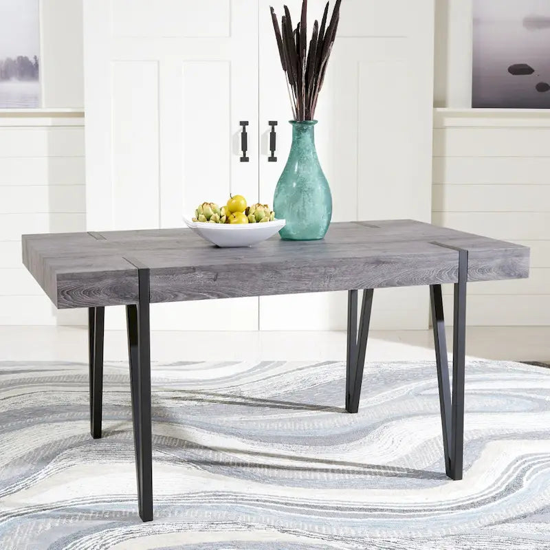 Mid-Century Eettafel met Hairpin Poten - 150,1 cm B x 89,9 cm D x 74,9 cm H