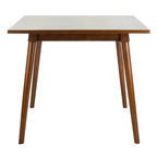 Vierkante Eettafel met Poten in Vintage Stijl - 91,4 cm B x 91,4 cm D x 76,2 cm H