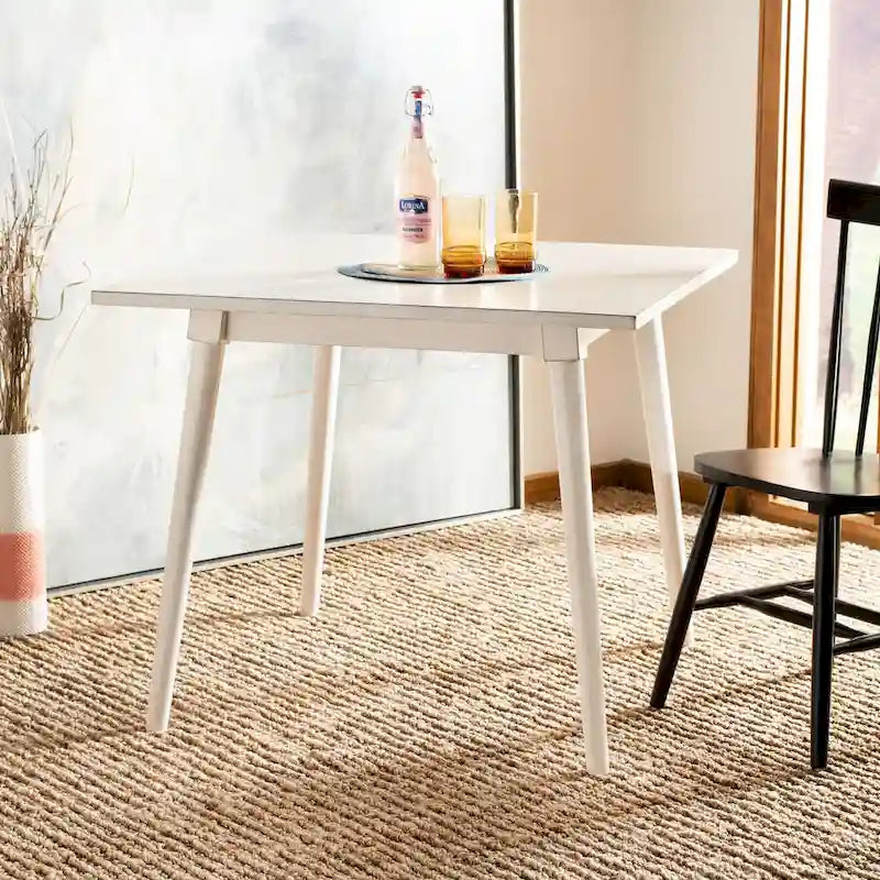 Vierkante Eettafel met Poten in Vintage Stijl - 91,4 cm B x 91,4 cm D x 76,2 cm H