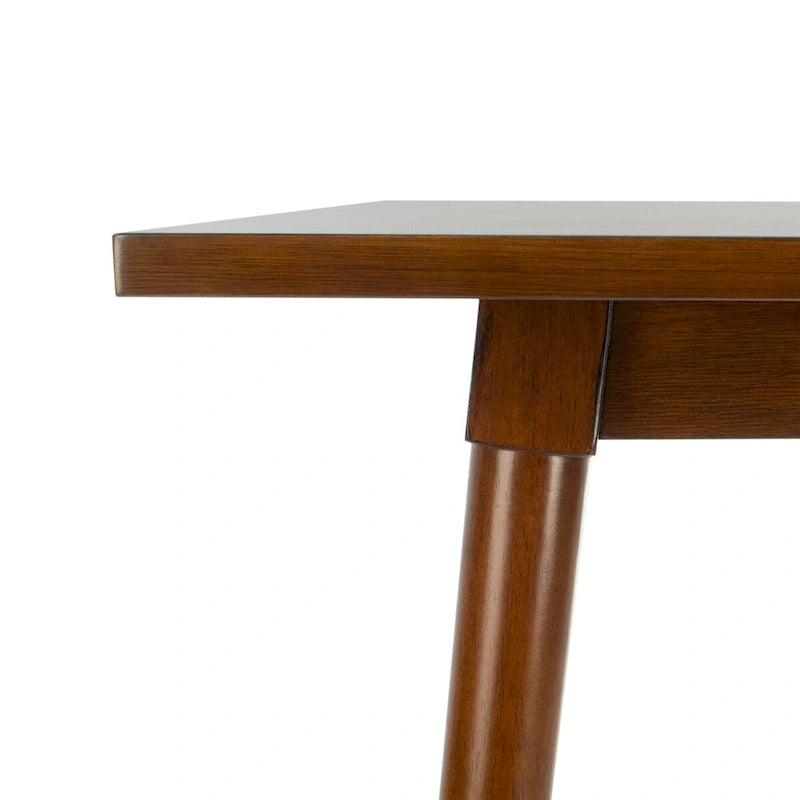 Vierkante Eettafel met Poten in Vintage Stijl - 91,4 cm B x 91,4 cm D x 76,2 cm H