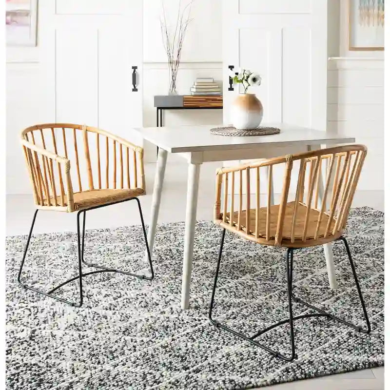 Vierkante Eettafel met Poten in Vintage Stijl - 91,4 cm B x 91,4 cm D x 76,2 cm H