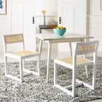 Vierkante Eettafel met Poten in Vintage Stijl - 91,4 cm B x 91,4 cm D x 76,2 cm H
