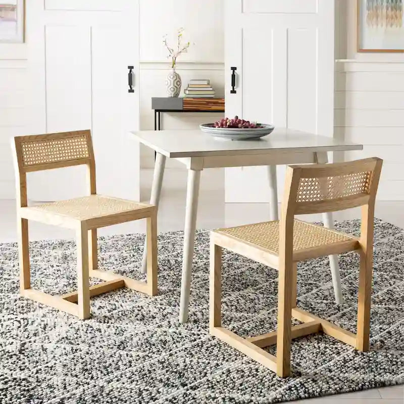 Vierkante Eettafel met Poten in Vintage Stijl - 91,4 cm B x 91,4 cm D x 76,2 cm H