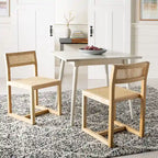 Vierkante Eettafel met Poten in Vintage Stijl - 91,4 cm B x 91,4 cm D x 76,2 cm H